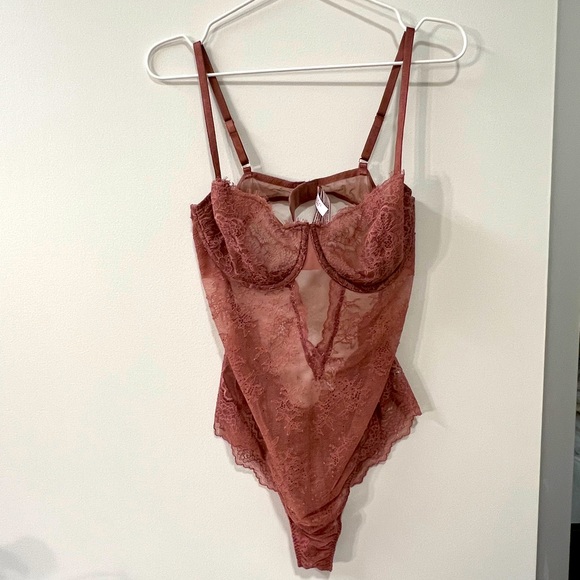 Victoria's Secret Other - VS Dusty Rose Lace Bodysuit